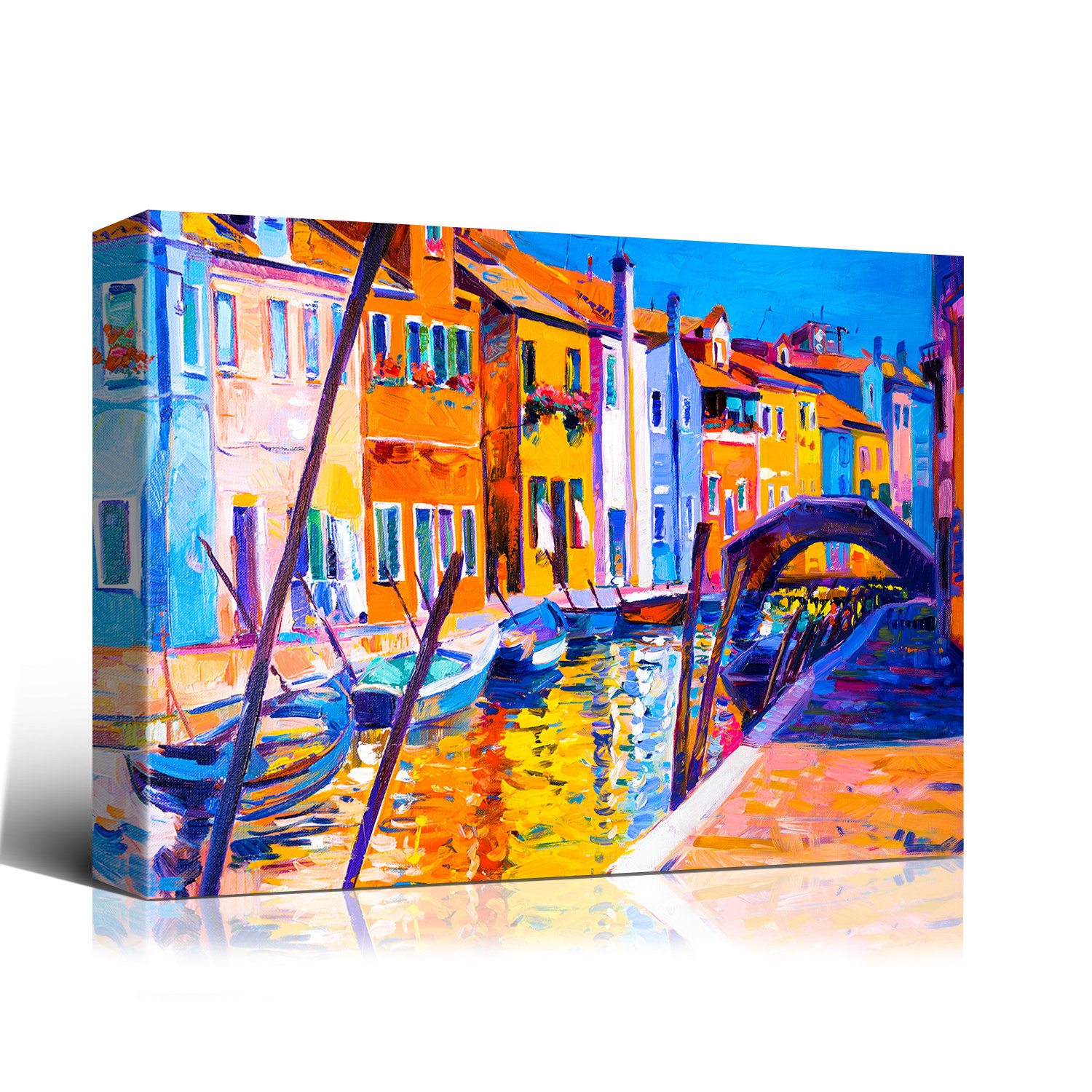 Ebern Designs Boat Art Painting Canvas Paintings Sailboats And Seascape